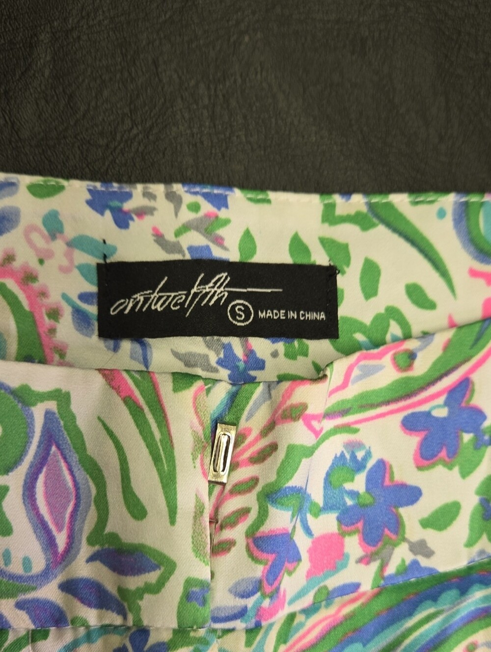 Floral Bermuda Shorts — Green Pink Blue